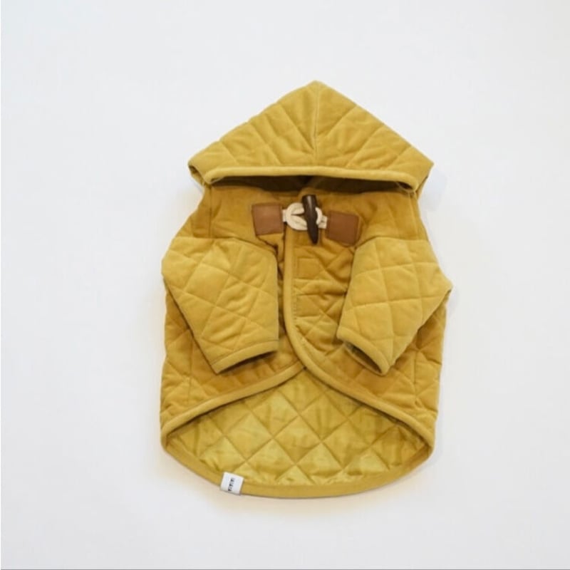 キルティングダッフルコート/マスタード*フレブル服TiTiTi | フレンチ