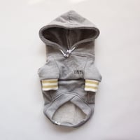 tititiのスウェットパーカー//   ホワイト×ゴールド     　　　　*フレブル服TiTiTi