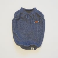 ┊niku┊オーガニックコットンパイルタンク//ネイビー・フレブル服TiTiTi
