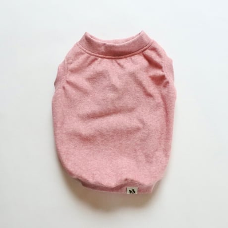 オーガニックコットンパイルタンク////　ピンク・・・フレブル服TiTiTi