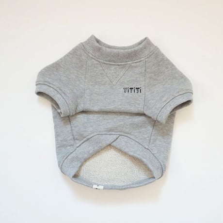 butaさんスウェットTシャツ//グレー・・フレブル服TiTiTi