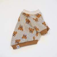 クマさんセーター//ベージュ・・・・フレブル服TiTiTi