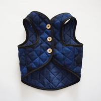 TiTiTi フレブル服　レオパードボアベスト//ベージュ、Mサイズ TiTiTi フレブル服 レオパードボアベスト//ベージュ、Mサイズ