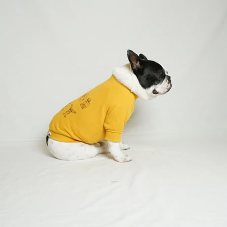 GOOD DAYスウェットTシャツ/マスタード・・・・・・・・フレブル服TiTiTi