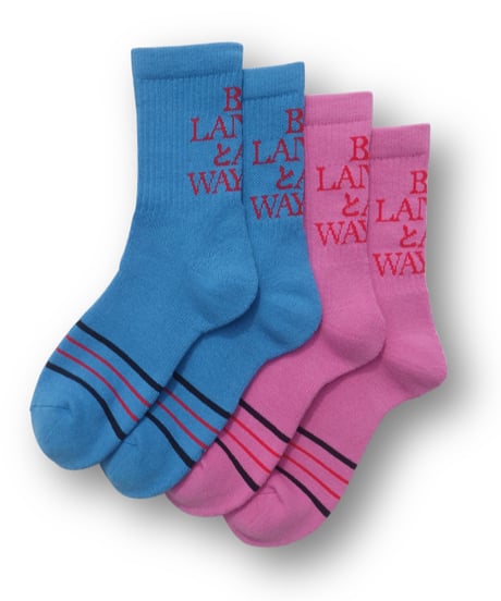 BALANSA × ALWAYTH / Text "AとB” D,T,I,T,T, : Blue&Pink
