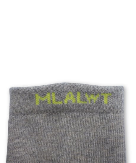 MLALWT : "S,I,T,R,B,Y,B" Socks / Neon Yellow