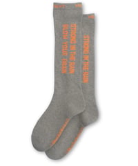 MLALWT : "S,I,T,R,B,Y,B" Socks / Neon Orenge (mlalbox.com & alwayth.com Exclusive Color)