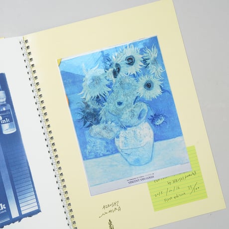 [サイン入/Signed] Invisible Ink Drawing Technique Portrait of V.G. / 野村浩(Hiroshi Nomura)