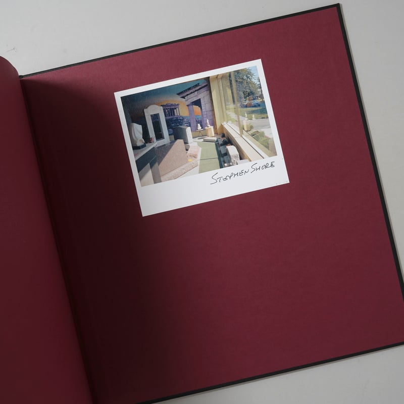【直筆サイン入】Stephen Shore TRANSPARENCIES 写真集 直筆サイン入】Stephen Shore TRANSPARENCIES 写真集 再入荷