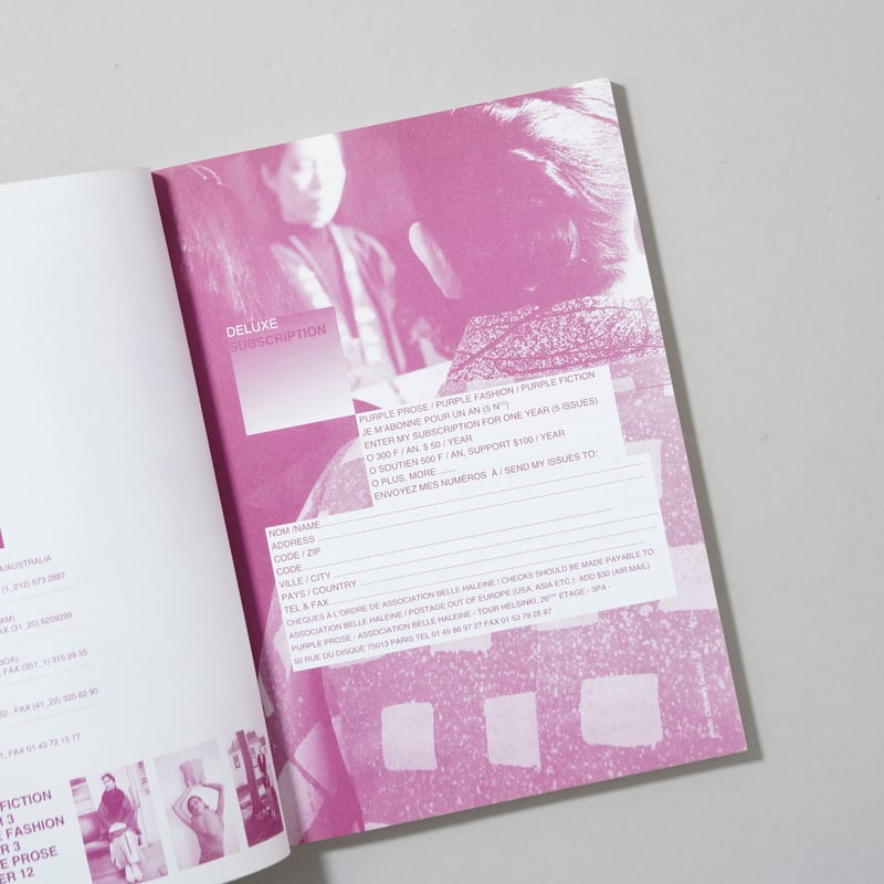 purple journal N°3 エレンフライス　アンダースエドストローム purple journal N°3 エレンフライス アンダースエドストローム