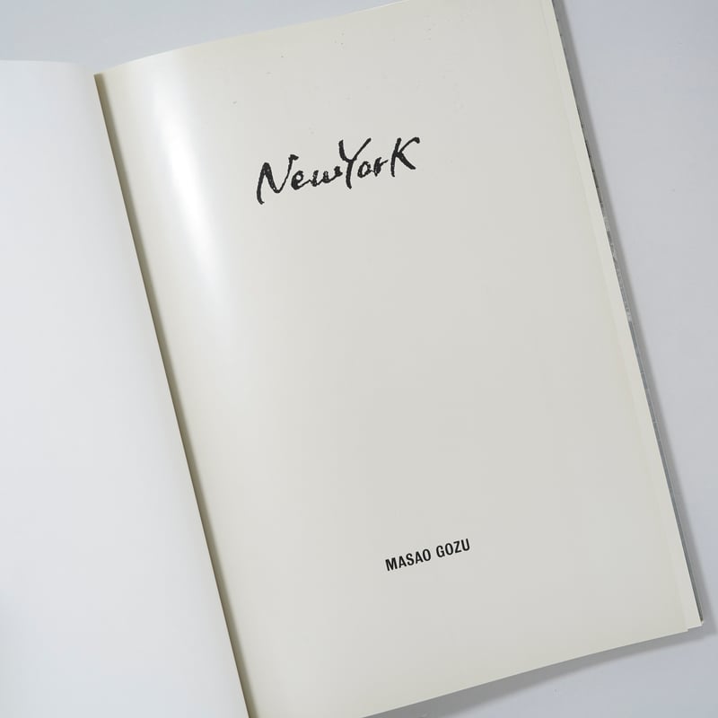 サイン入/Signed]New York Just Open it / 郷津雅夫(Masao