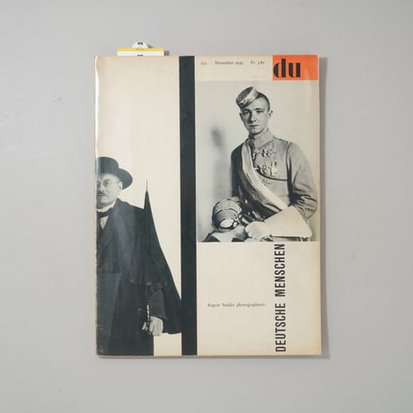 Du Kulturelle Monatsschrift. November 1959 / August Sander 他