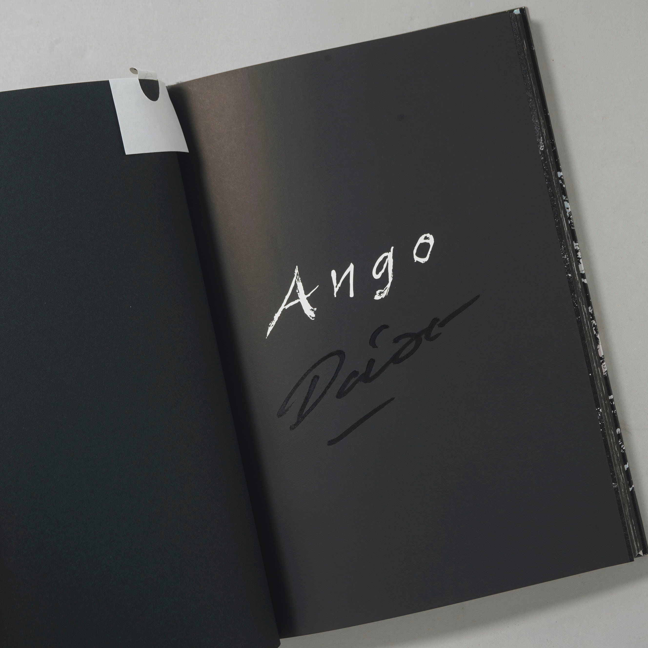 サイン入/Signed] Ango(日本語版) / 森山大道(Daido Moriyama)