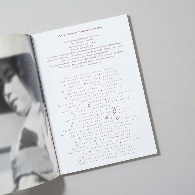 purple fiction number 3 / Elein Fleiss, Harmony