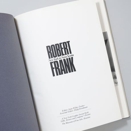New York to Nova Scotia / Robert Frank(ロバート・フランク)