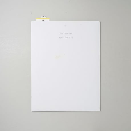 [サイン入/Signed] VULKAN ODER STEIN / Anne Schwalbe(アンネ・シュヴァルべ)