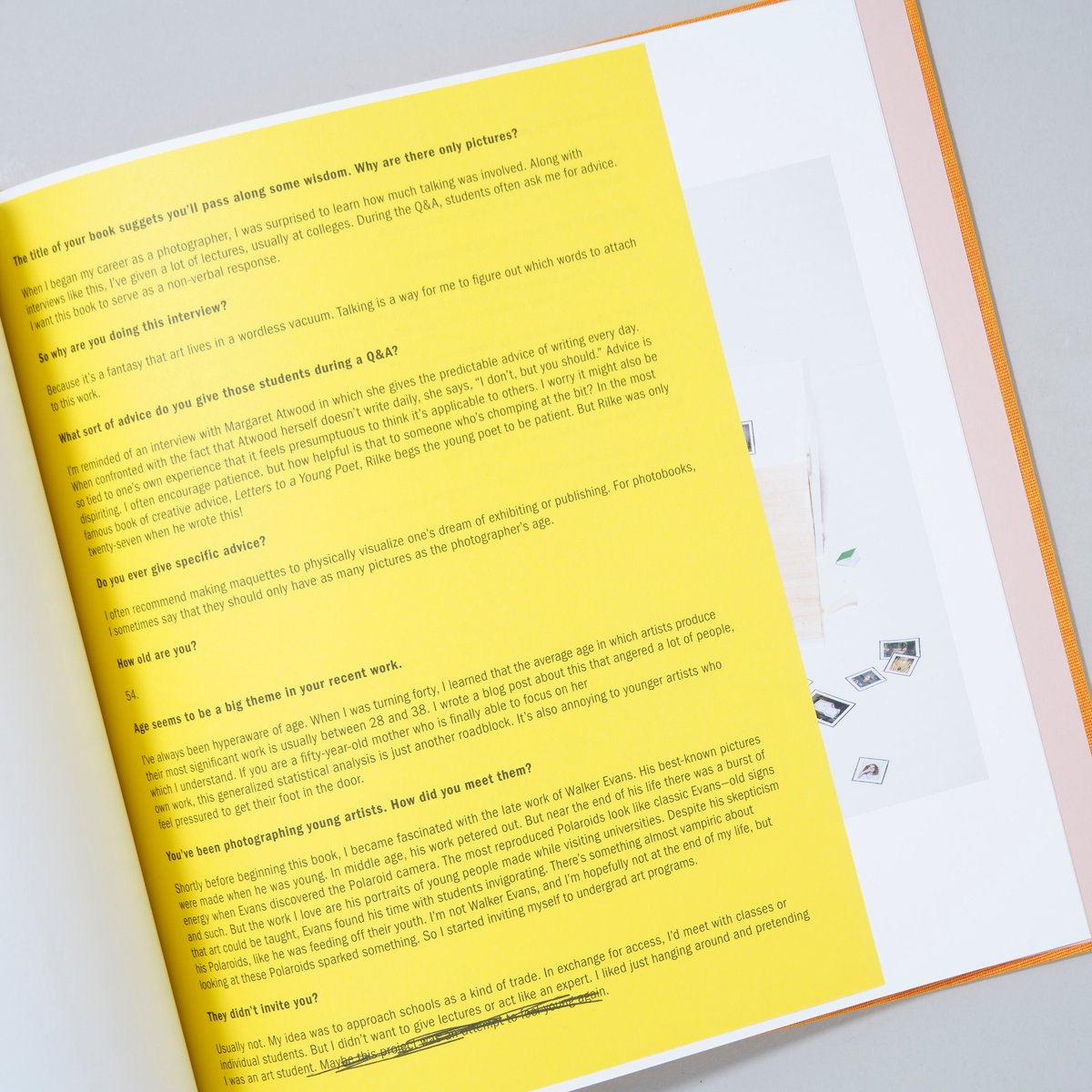 新刊サイン入/New,Signed] ADVICE FOR YOUNG ARTISTS /