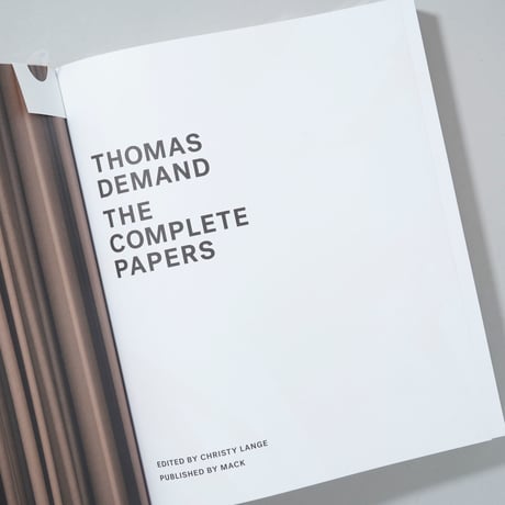 [新刊/New]THE COMPLETE PAPERS / Thomas Demand(トーマス・デマンド)
