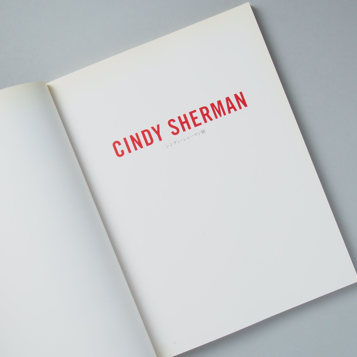 CINDY SHERMAN シンディー・シャーマン展 | book obscura | ブック...