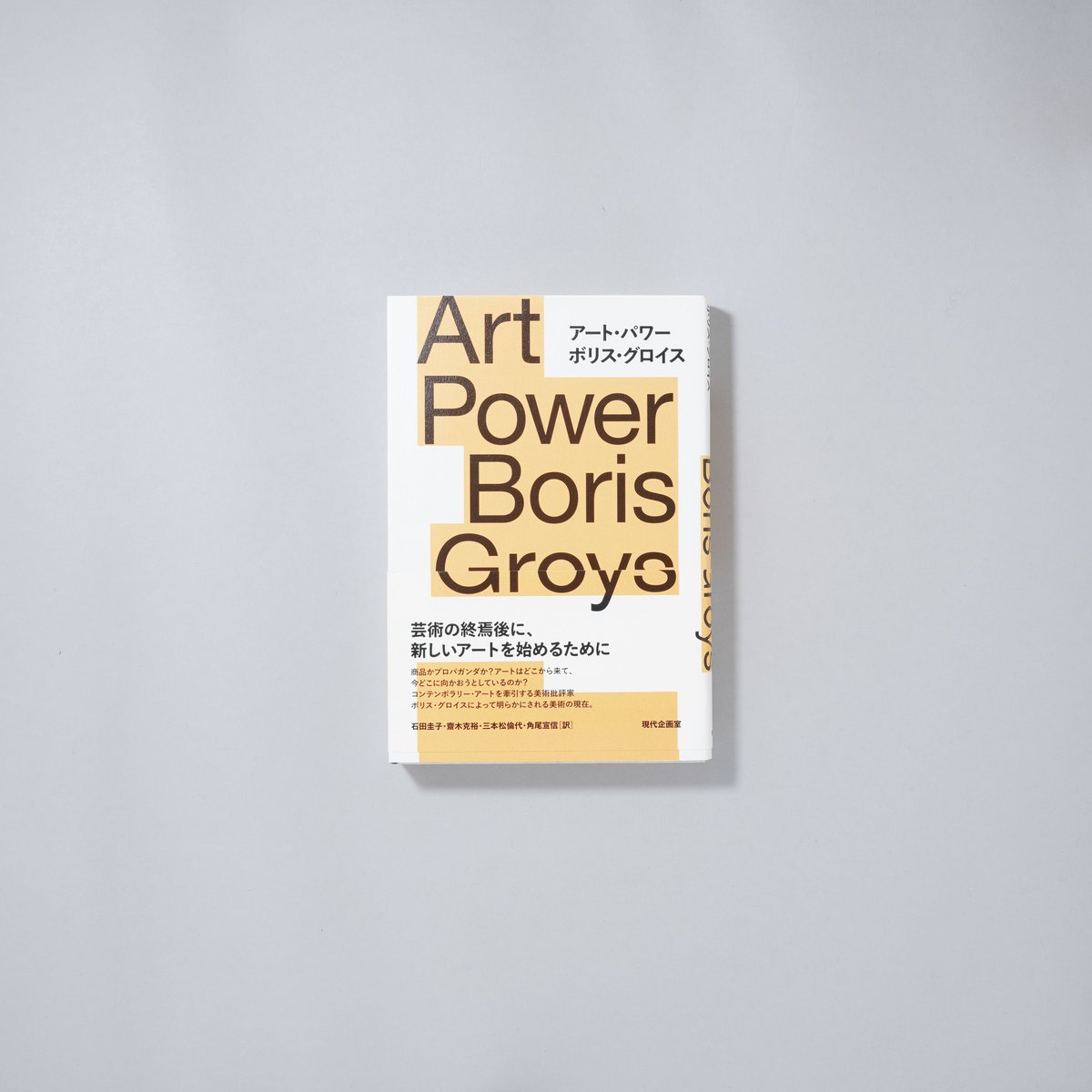 Power　Art　アート・パワー　boo...　Boris　Groys(ボリス・グロイス)
