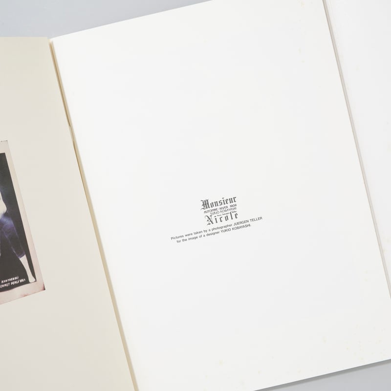 Monsieur Nicole 1989 Autumn Hiver Lookbook YUKI