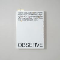 [未開封/Unopened] TOKION ISSUE 1 OBSERVE