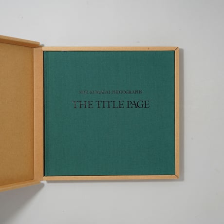 [サイン入/Signed] THE TITLE PAGE / 熊谷聖司(Seiji Kumagai)
