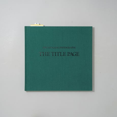 [サイン入/Signed] THE TITLE PAGE / 熊谷聖司(Seiji Kumagai)