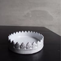 CARRON  Couronne chiseled serving bowl