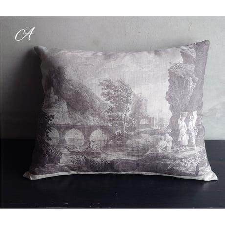 VOX POPULI 14世紀の景色のcoussin