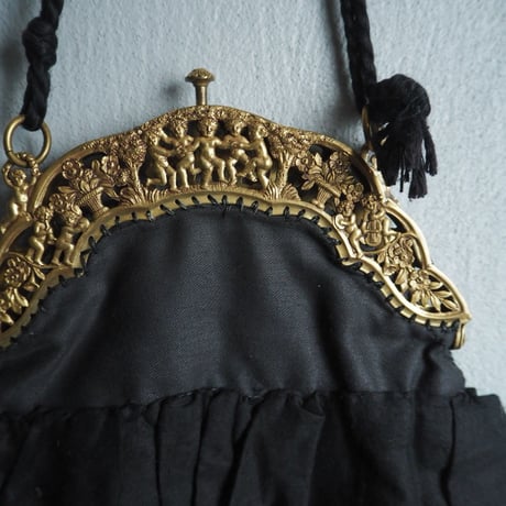sac noir avec anges