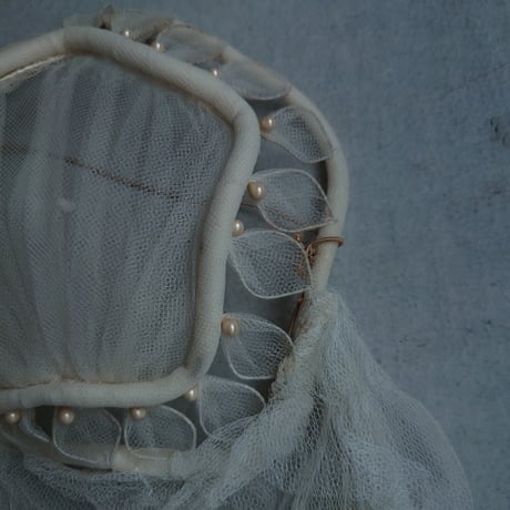 couronne et voile de mariée