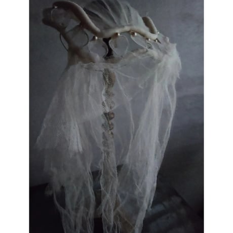 couronne et voile de mariée