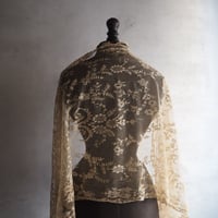 ﾐﾙｸﾃｨｰ色のtulle brodé  fleurs B