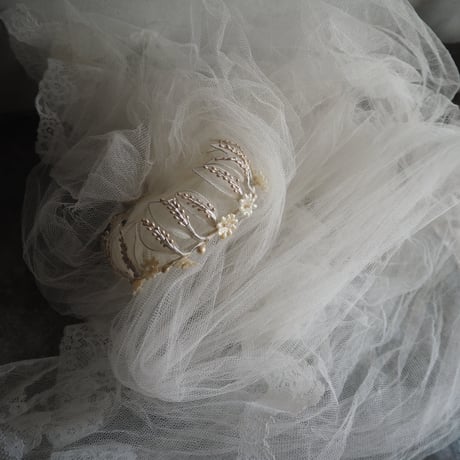 couronne et voile de mariée
