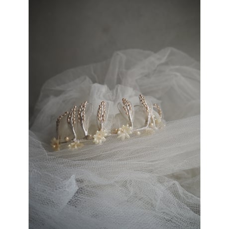 couronne et voile de mariée