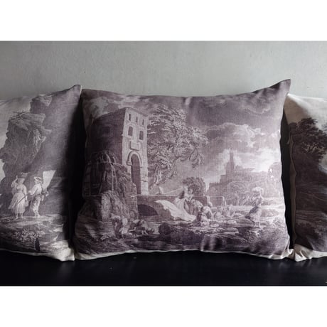 VOX POPULI 14世紀の景色のcoussin