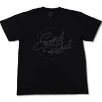 SWORD OF REBEL　LOGO S/S TEE　01　B/LG