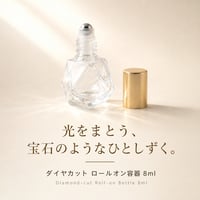 【NEW】8mlダイヤカットロールオン容器