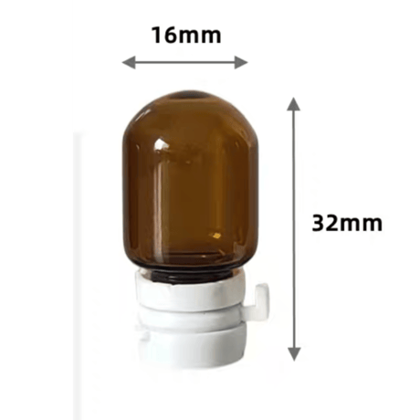 【蚤の市M】小分け容器　2ml　丸い底  1セット10本入り 　＊ノークレームノーリターン商品