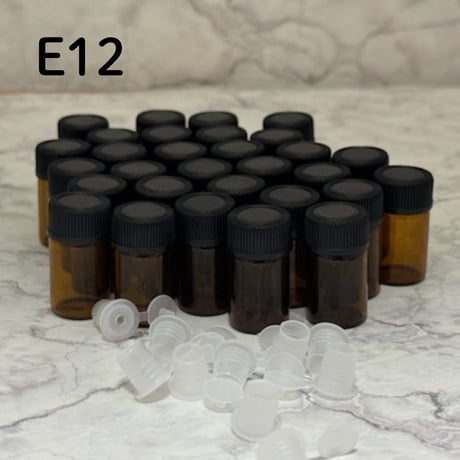 【蚤の市E】不揃いの小分け容器(1ml・2ml)　＊ノークレームノーリターン商品