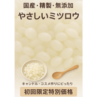 【NEW】国産 精製ミツロウ（無添加・ビーズタイプ）30g／50g／100g