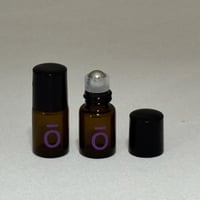 2mlロゴ付きロールオン容器2個セット(ロゴはパープル）