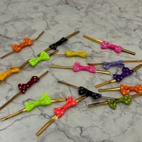 【蚤の市R】リボン付きワイヤータイ　ミックス15本セット　＊ノークレームノーリターン商品