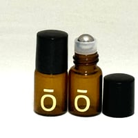 2mlロゴ付きロールオン容器2個セット(ロゴはゴールド）