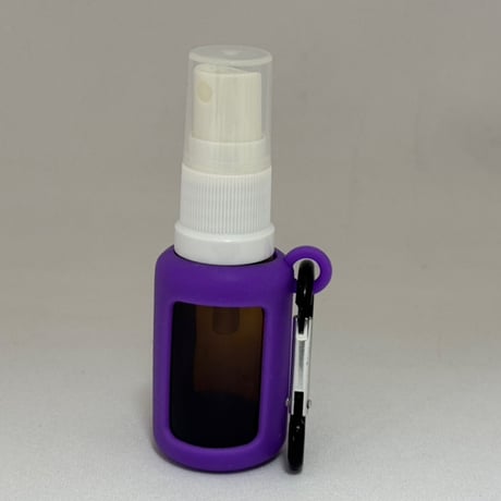 15ml用エッセンシャルオイルカバーホルダー(カラビナ付き）3個セット