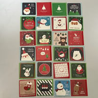 【Holiday Sale】クリスマスカードB　24枚セット　＊発送は12月1日から