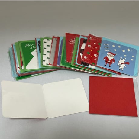 【Holiday Sale】クリスマスカードA　24枚セット　＊発送は12月1日から