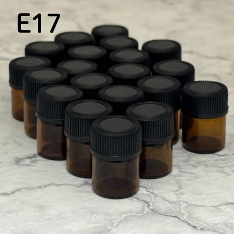 【蚤の市E】不揃いの小分け容器(1ml・2ml)　＊ノークレームノーリターン商品