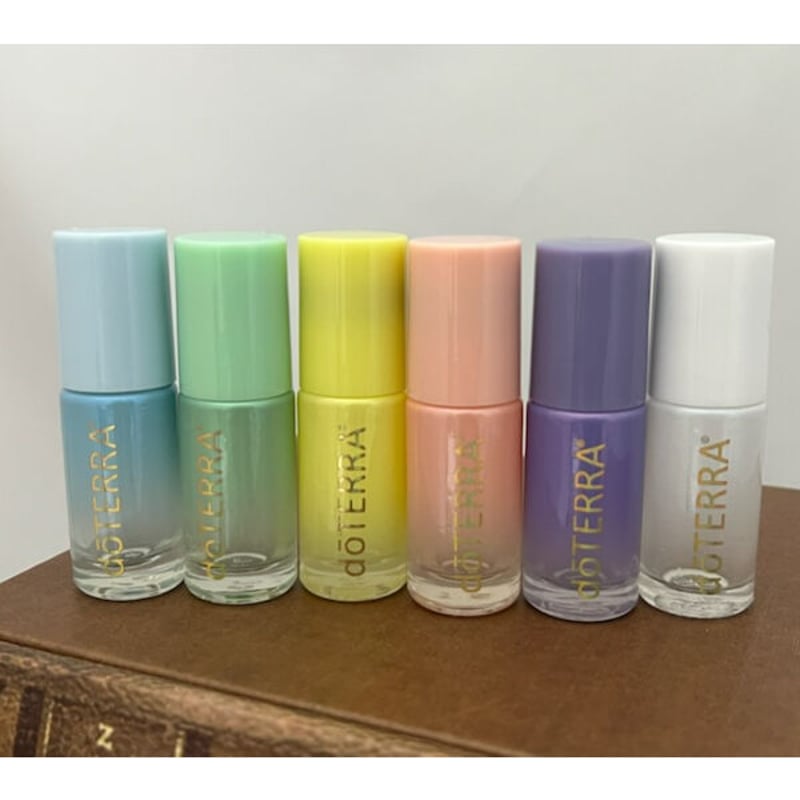 5mlロゴ付きグラデーションロールオン容器 6本セット | Family Aroma
